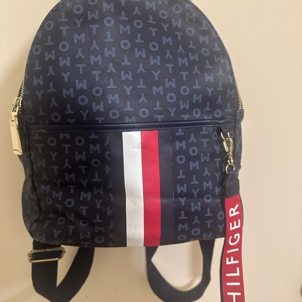 Tommy Hilfiger Navy Mini Backpack